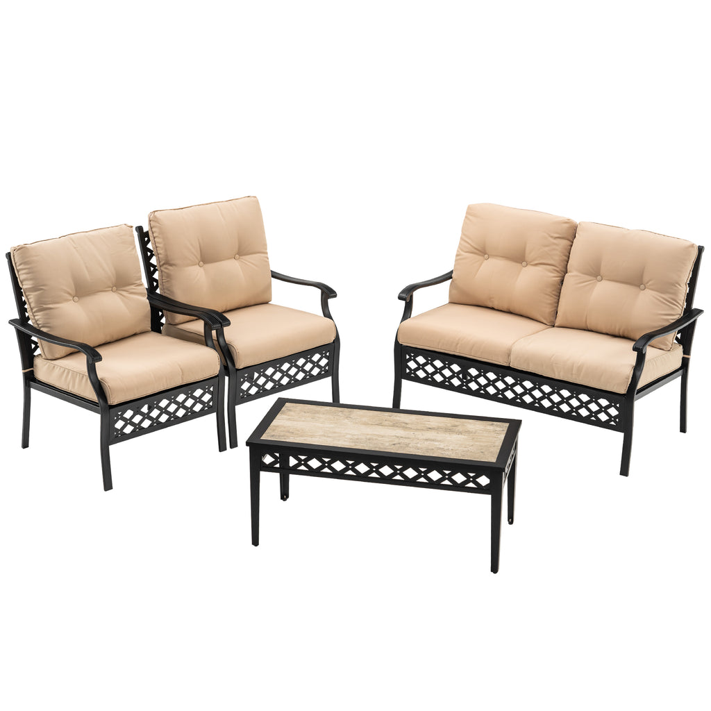 Milano 6 piece discount patio set b&m