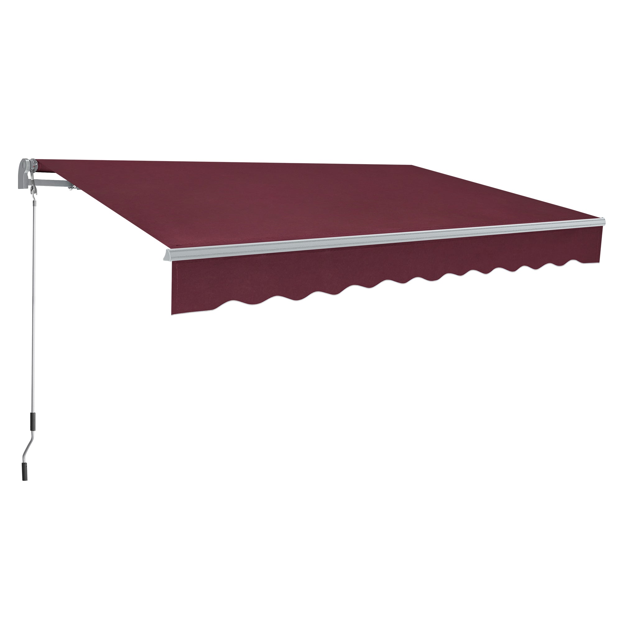 MCombo Patio Awning 10x8 Feet Sunshade Canopy for Motorized Retractable Awnings, 4693