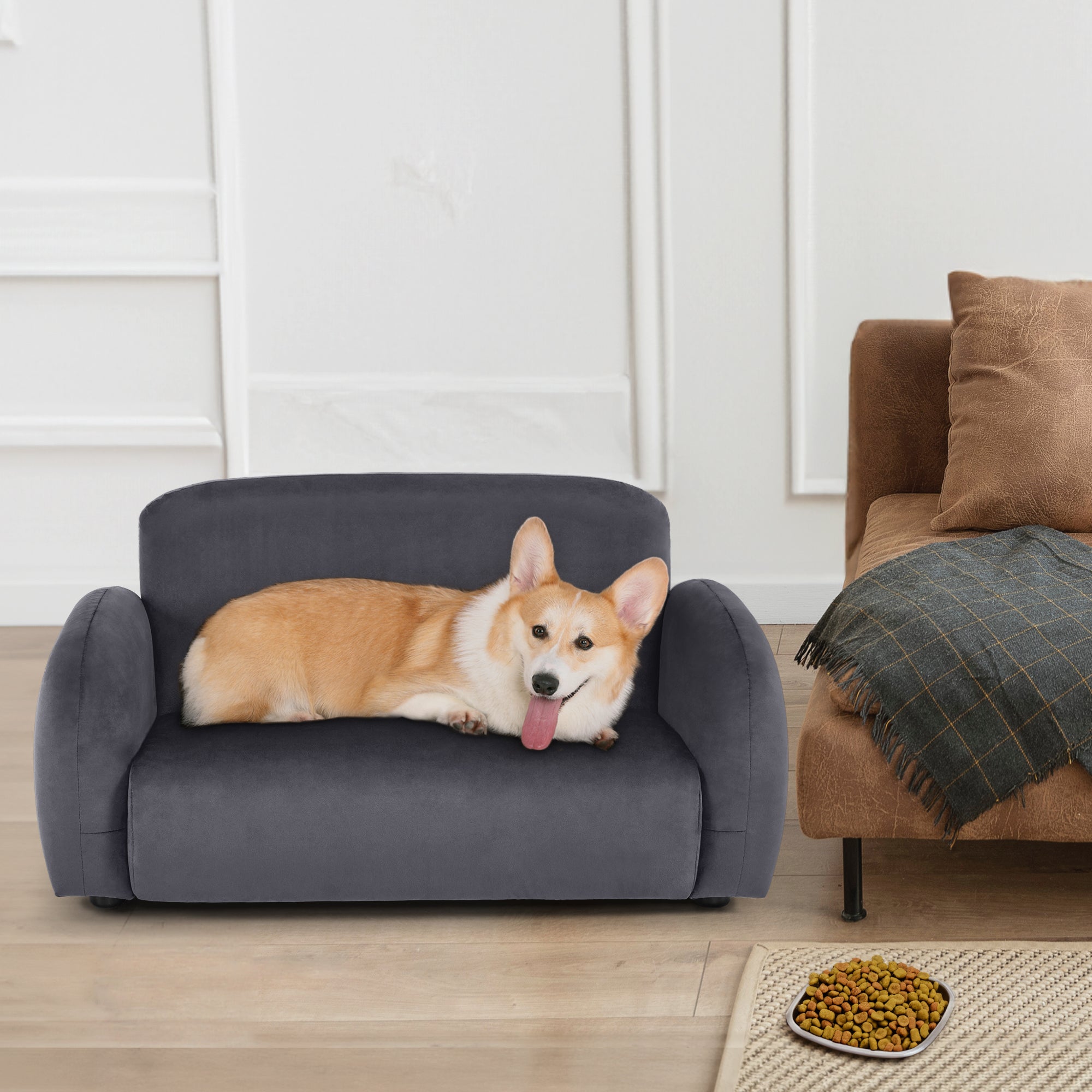 Pet Sofa Bed for Small Medium Dogs, Fabric 5967