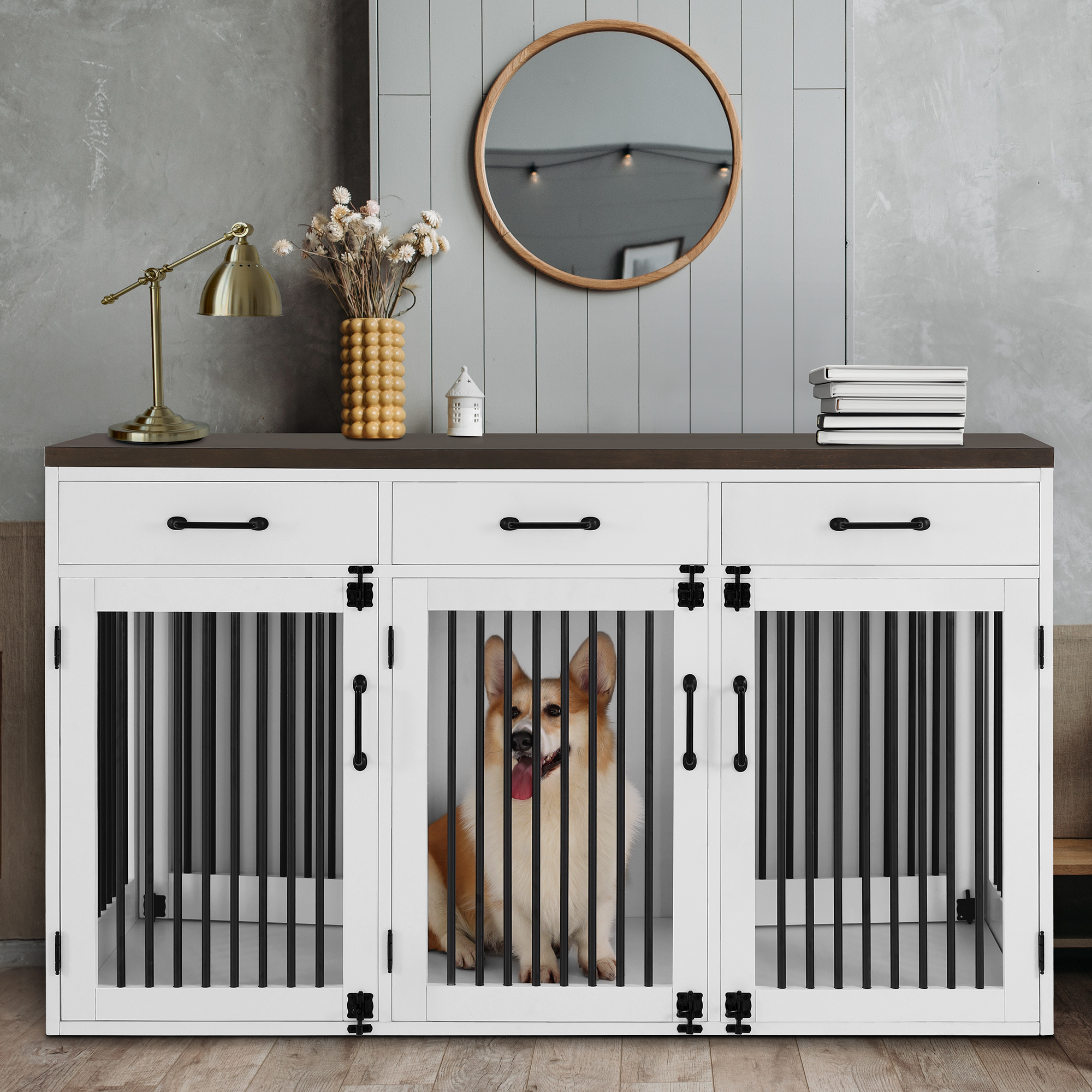 Dog Crate for Small/Medium/Large Dogs, V974