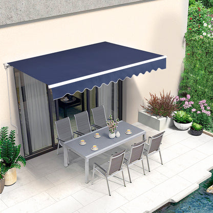 MCombo Patio Awning 10x8 /12x10 /13x8 Feet Fabric Replacement Sunshade Canopy for Retractable Awnings