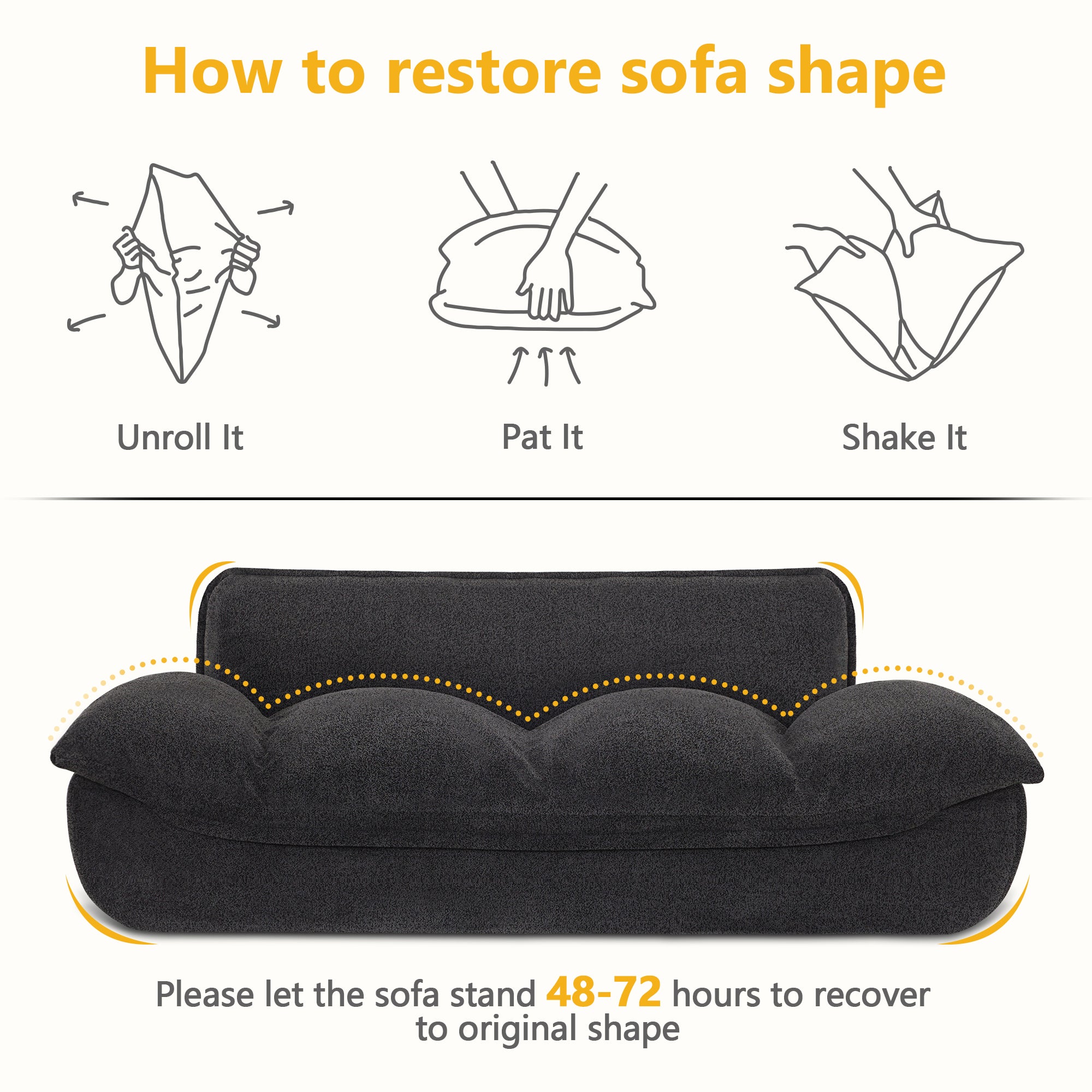 Dog Sofa Bed with Anti-Slip Bottom, Fabric PS215