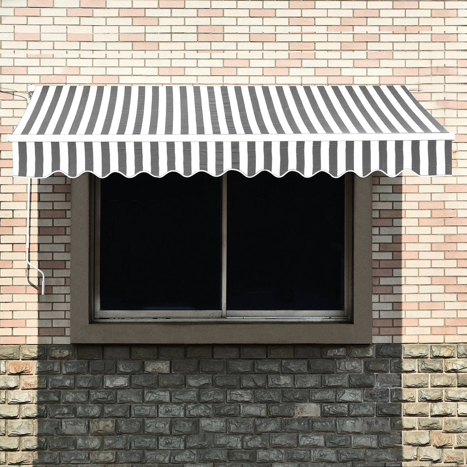 MCombo Patio Awning 10x8 /12x10 /13x8 Feet Fabric Replacement Sunshade Canopy for Retractable Awnings