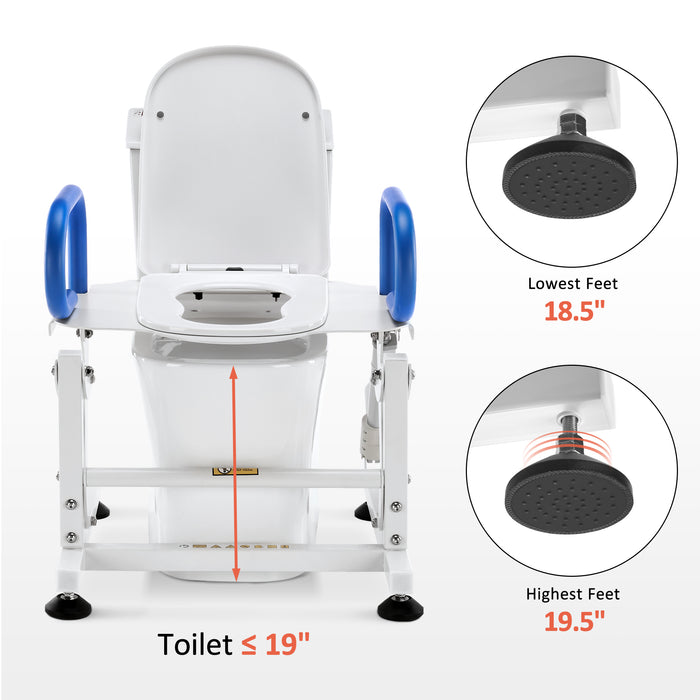 Toilet Seat Riser With Handles