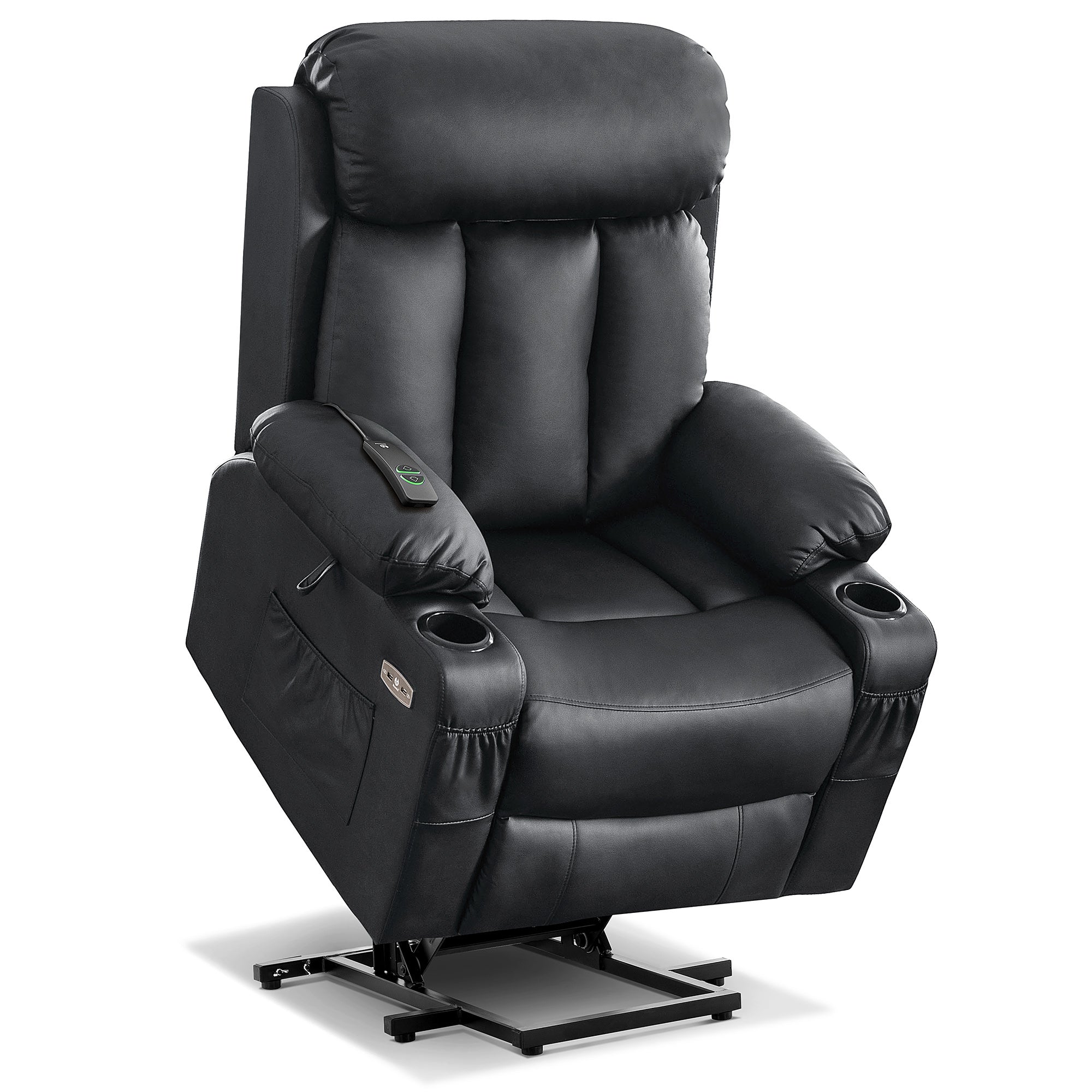 Power Lift Recliner Chair for Elderly, Faux Leather 7426