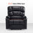 MCombo Large-Wide Lay Flat Dual Motor Power Lift Recliner Chair Sofa with Massage and Heat for Big Elderly People, Infinite Position, Faux Leather R7688