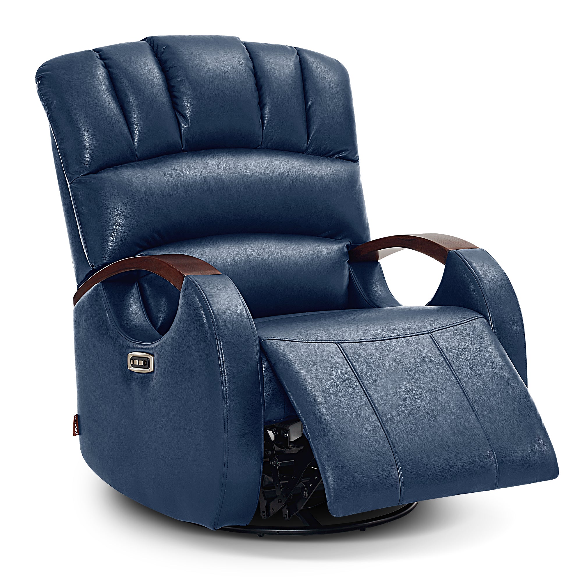 Navy blue swivel rocker recliner online