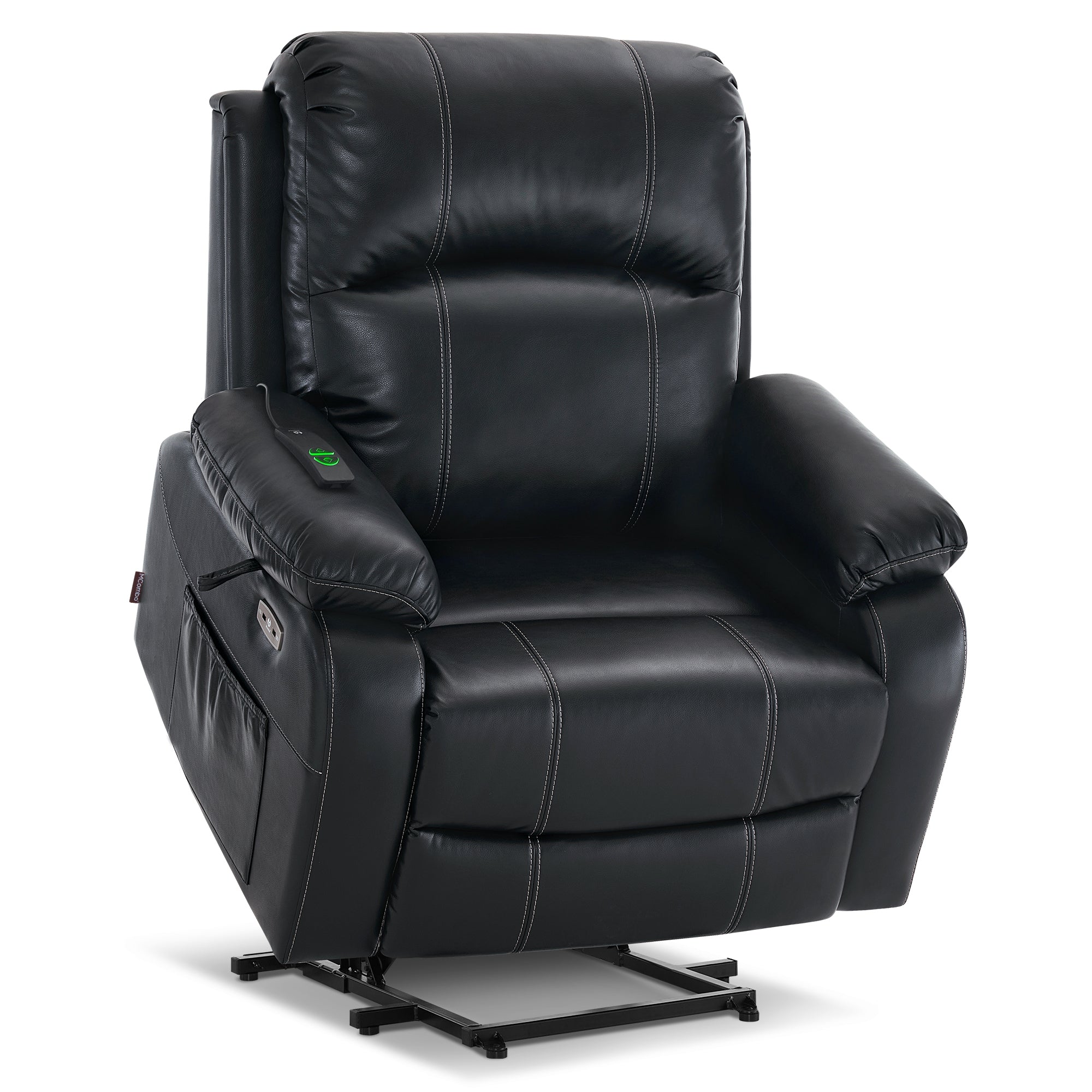 R7410BLK lift chair #color_black#size_small-wide