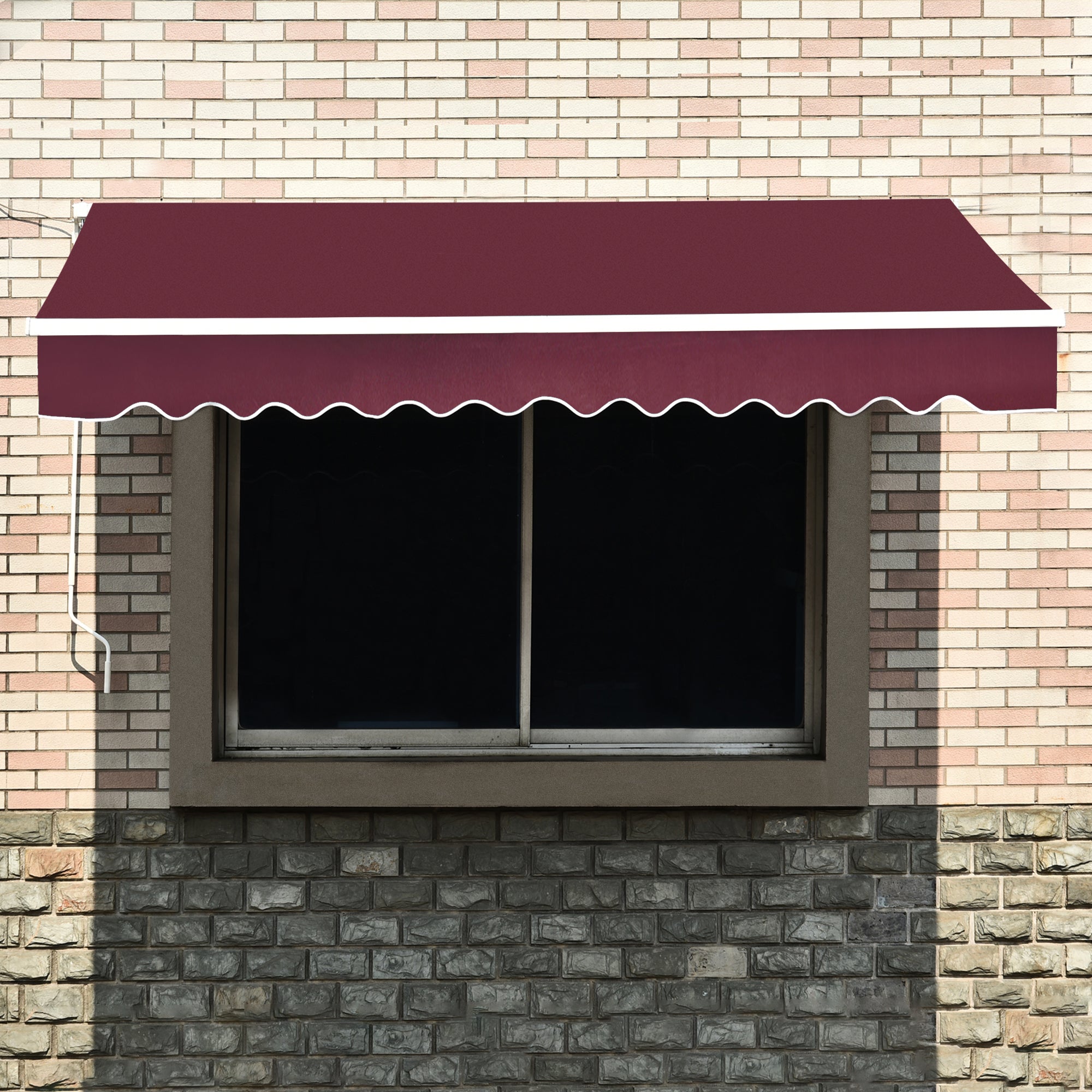 MCombo Patio Awning 10x8 /12x10 /13x8 Feet Fabric Replacement Sunshade Canopy for Retractable Awnings