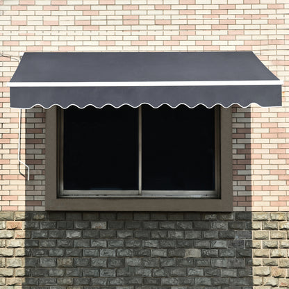 MCombo Patio Awning 10x8 /12x10 /13x8 Feet Fabric Replacement Sunshade Canopy for Retractable Awnings