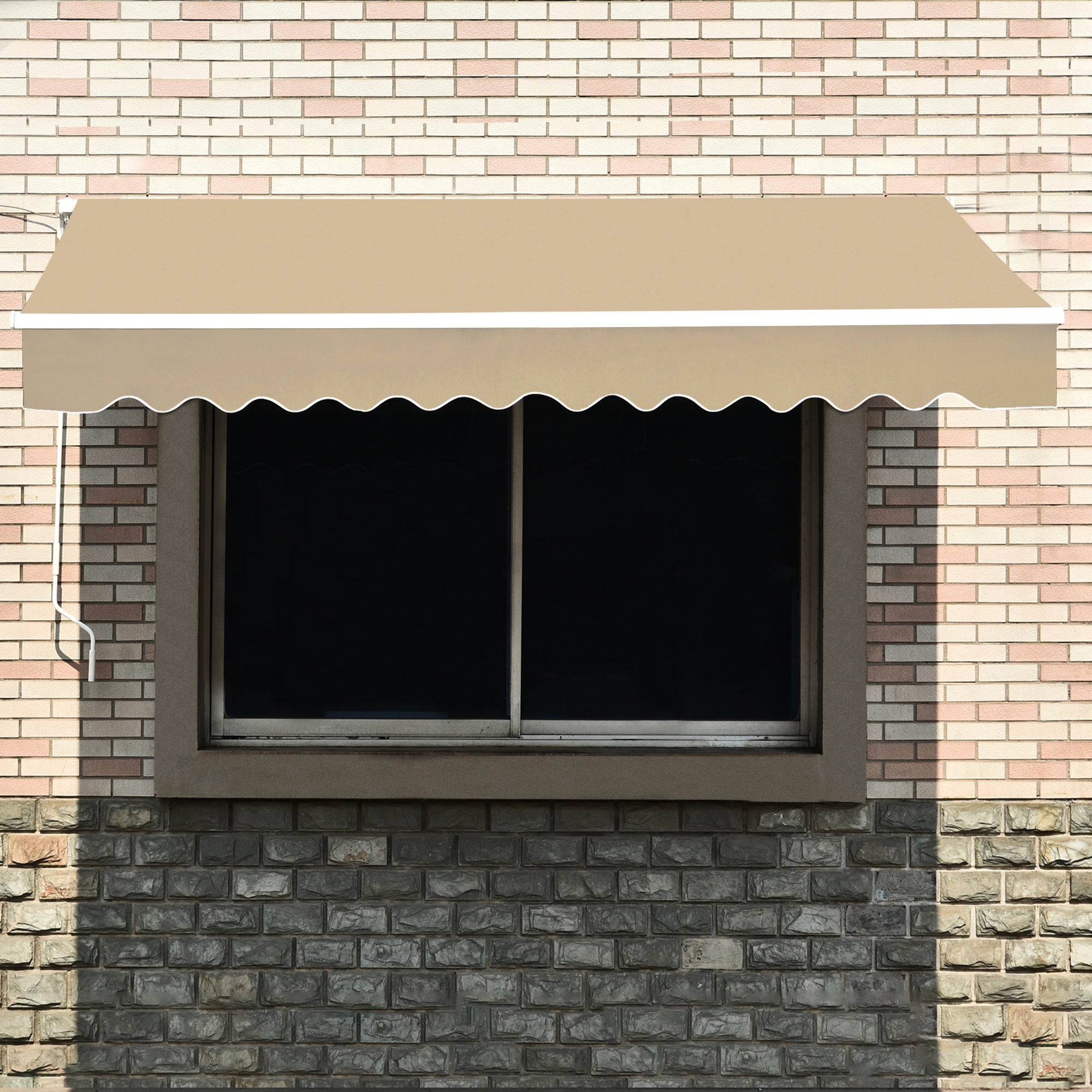 MCombo Patio Awning 10x8 /12x10 /13x8 Feet Fabric Replacement Sunshade Canopy for Retractable Awnings