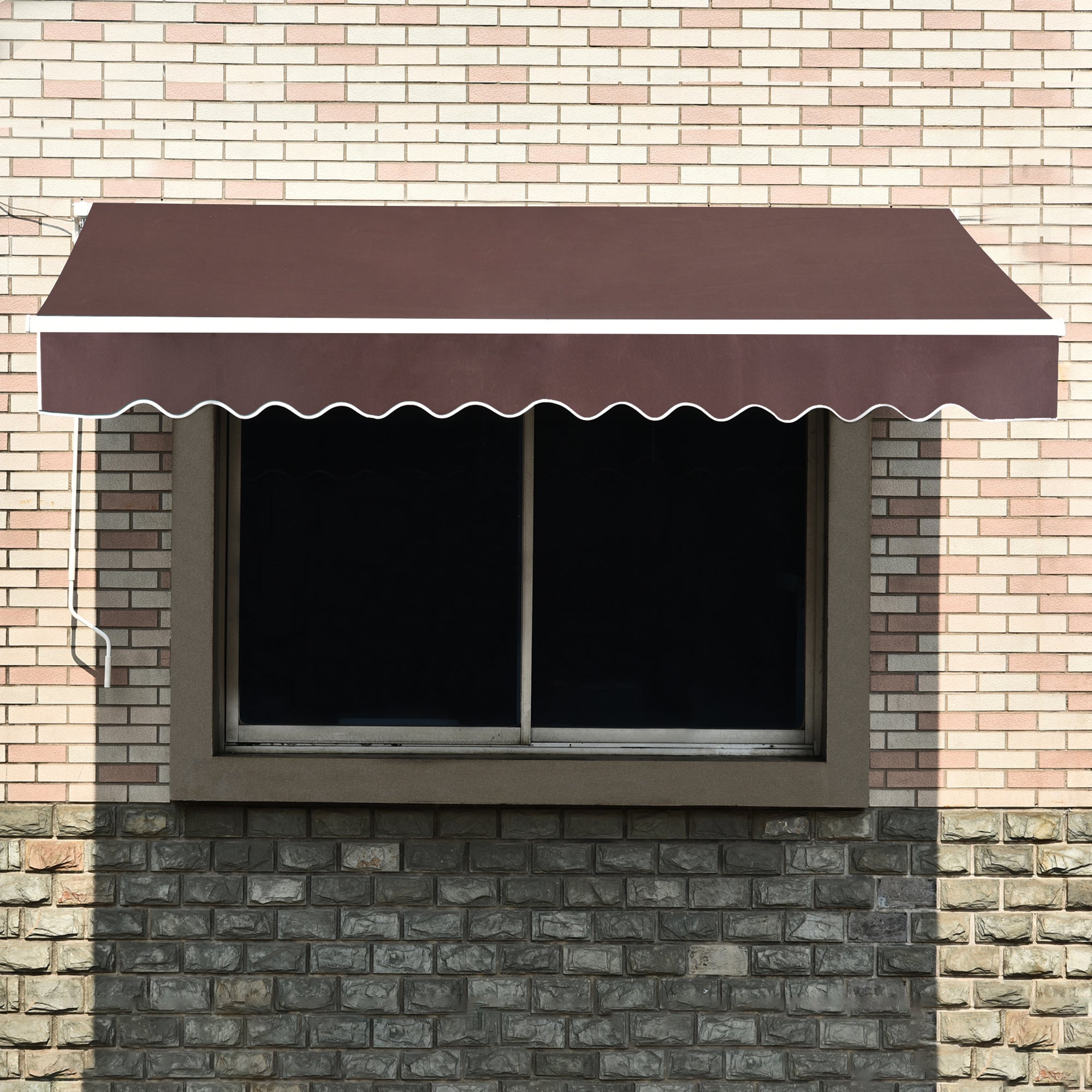 MCombo Patio Awning 10x8 /12x10 /13x8 Feet Fabric Replacement Sunshade Canopy for Retractable Awnings