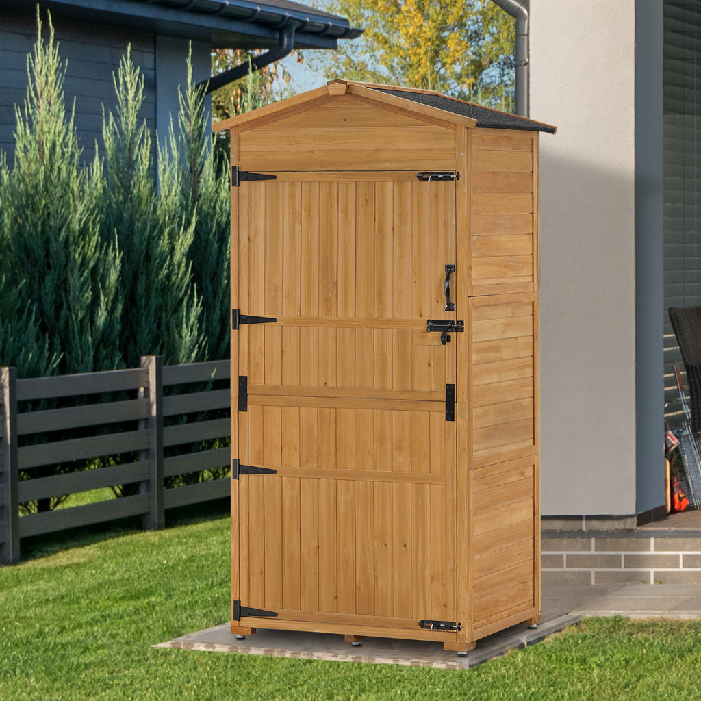 Mcombo Large Outdoor Storage Cabinet with Folding Table, Oversize Gard ...