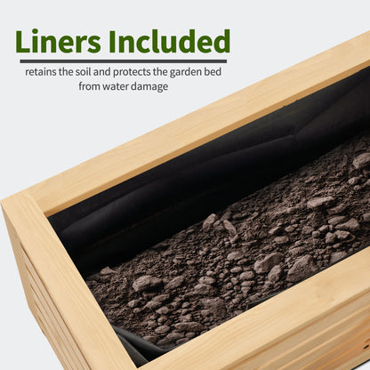 Outdoor Wooden Planter Box, 0315