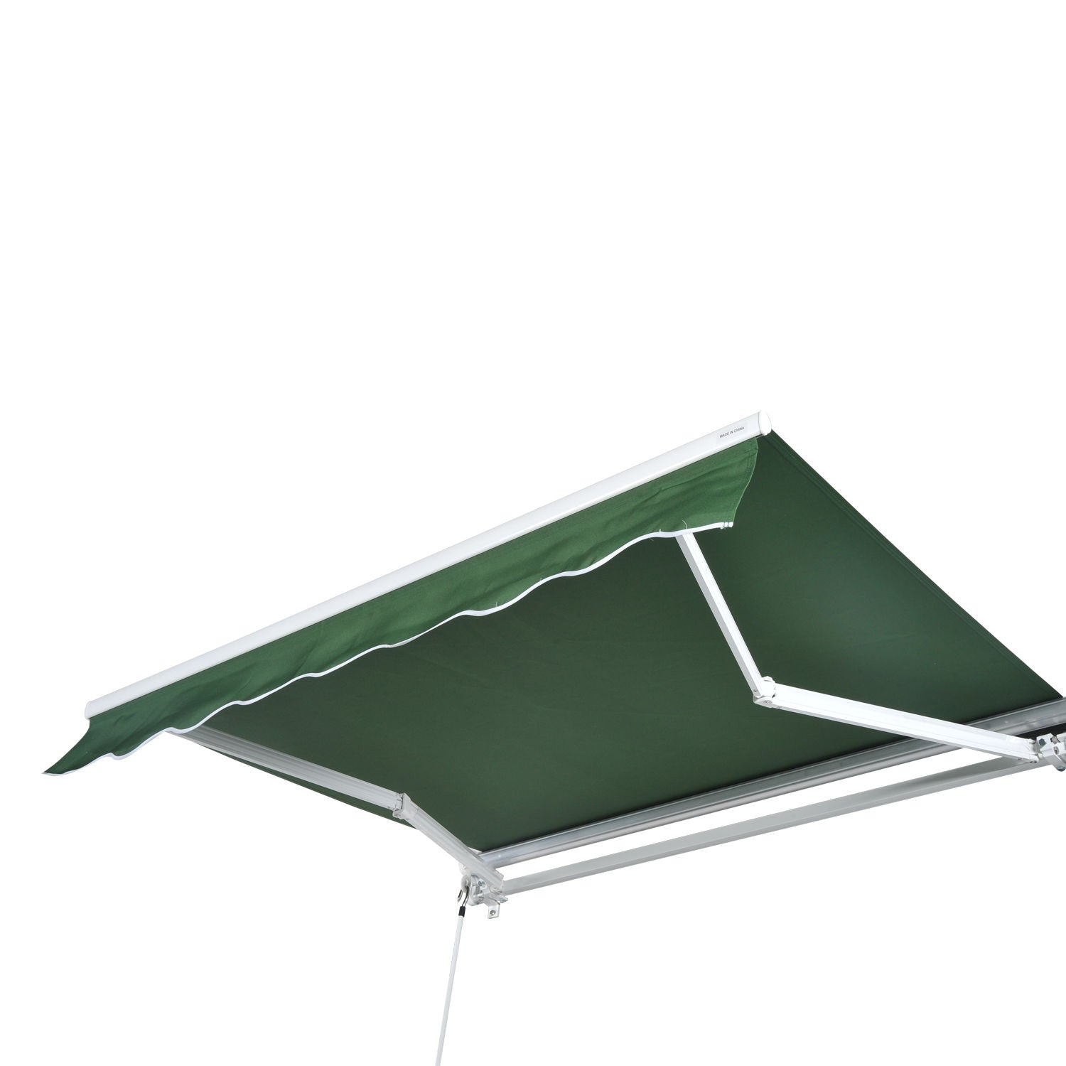 USED MCombo 13x8 10x8 12x10 FT Manual Retractable Patio Window Awning Commercial Grade - Quality 100% 280G Polyester Sunshade Shelter Outdoor Canopy Aluminum Frame