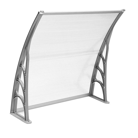 USED of MCombo 40"×40", 40"×80",  40"×120" Window Awning Outdoor Polycarbonate Front Door Patio Cover Garden Canopy 6055-4040/4080/4012