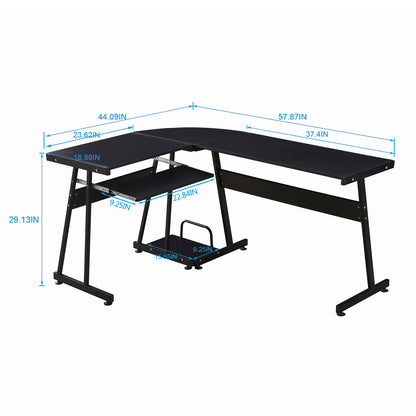 L Shaped Workstation Laptop Table, 7112