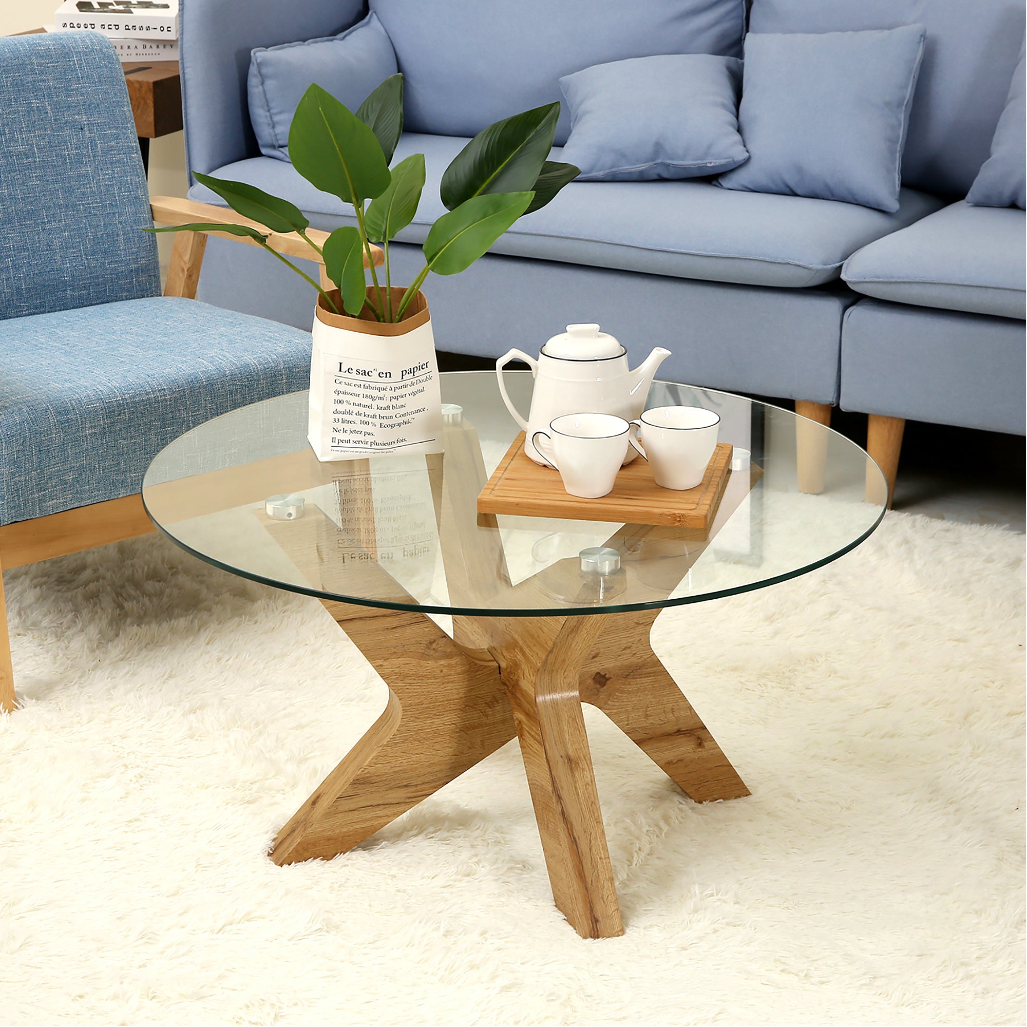 Coffee Table for Living Room, TREE-CT