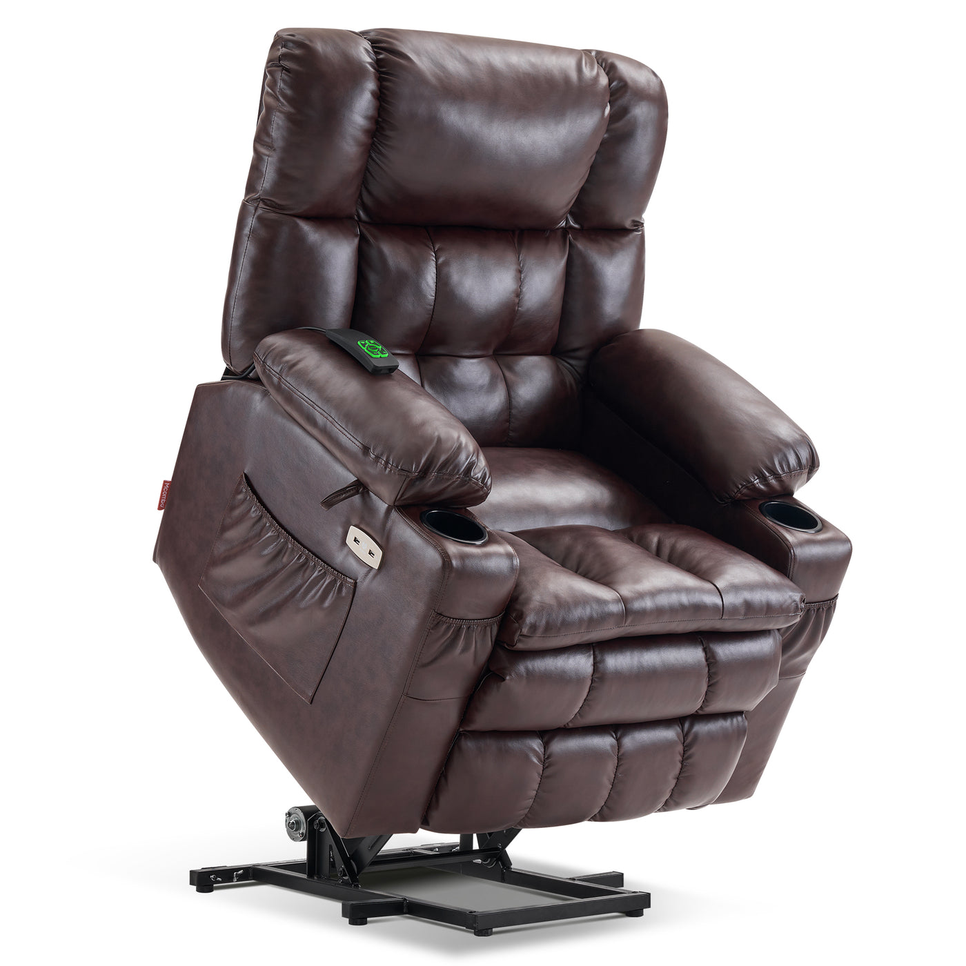 Mcombo Dual Motor Power Lift Recliner Chair With Massage And Heat For 2687