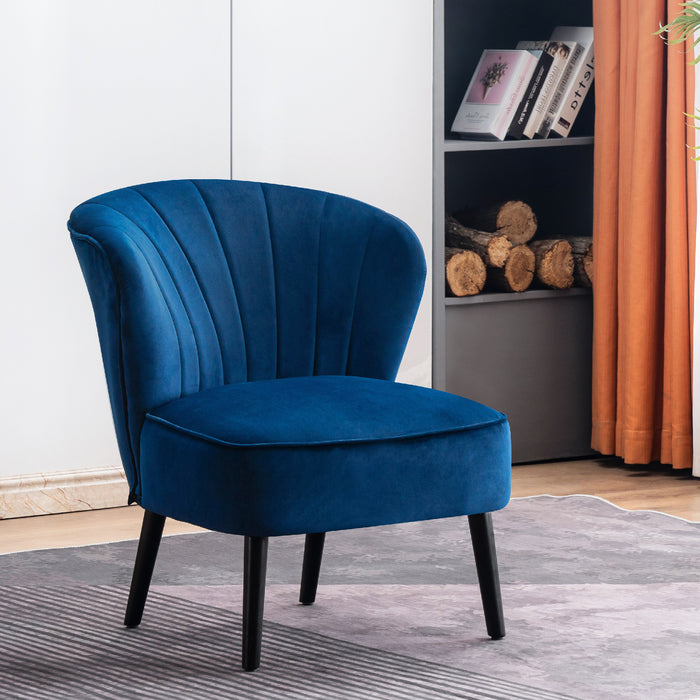 Modern Velvet Accent Chair, Small Leisure Sofa Chair - Komfott