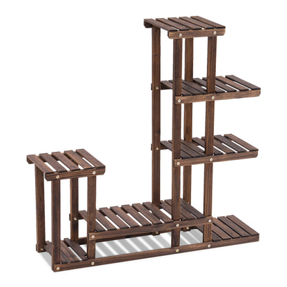 Wood Plant Stand, 0443