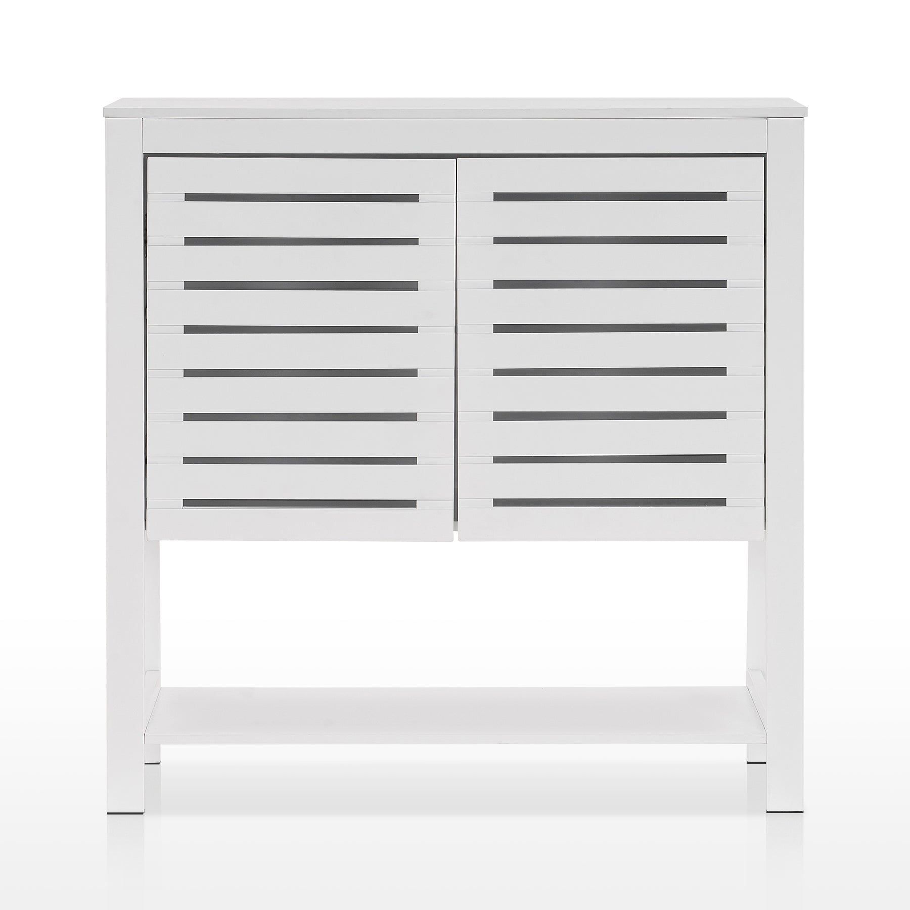 HOMCOM 67 Free Standing Bathroom Storage Cabinet - White
