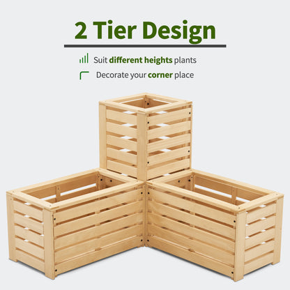 Outdoor Wooden Planter Box, 0315