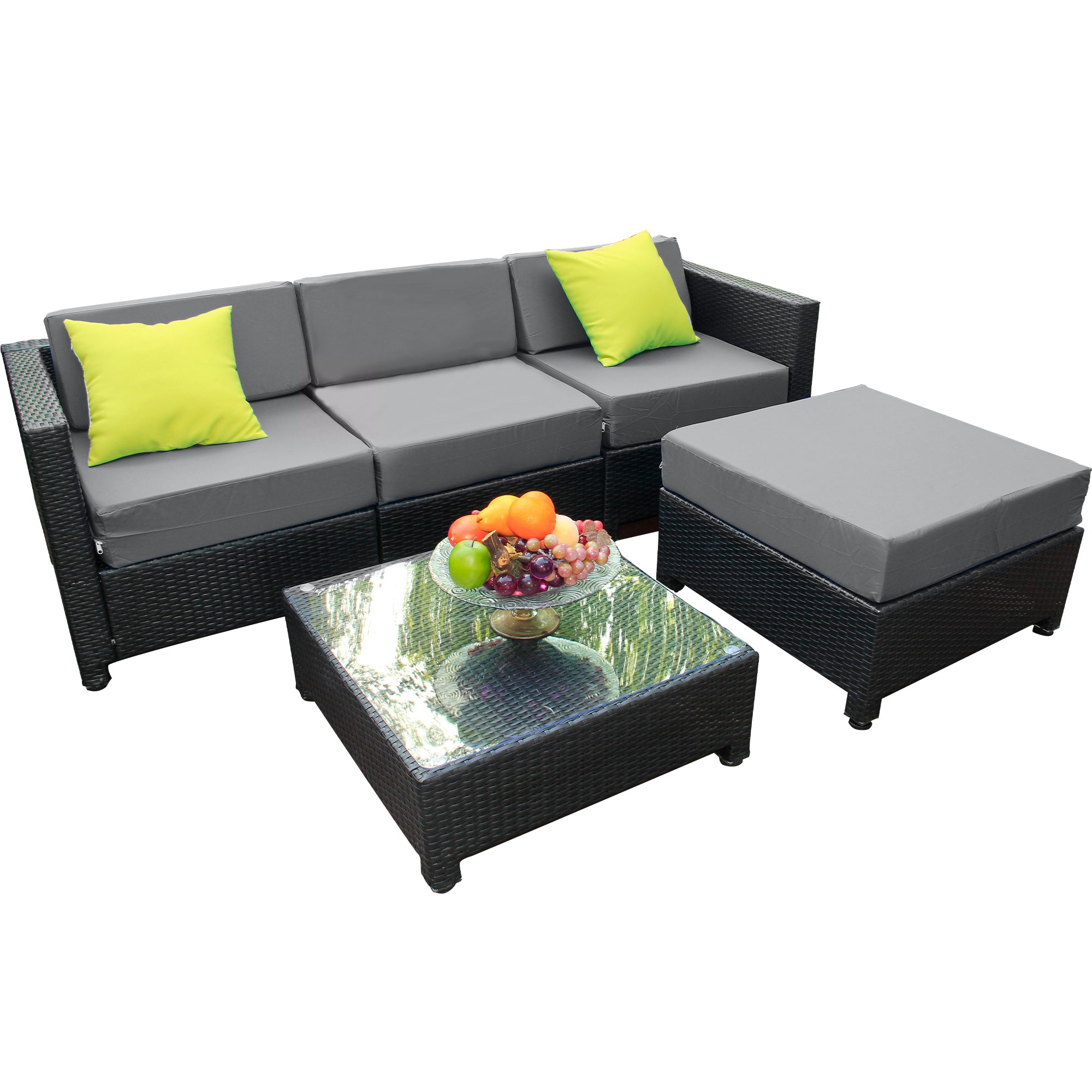 5PC Outdoor Garden Patio Furniture Sectional, 1005