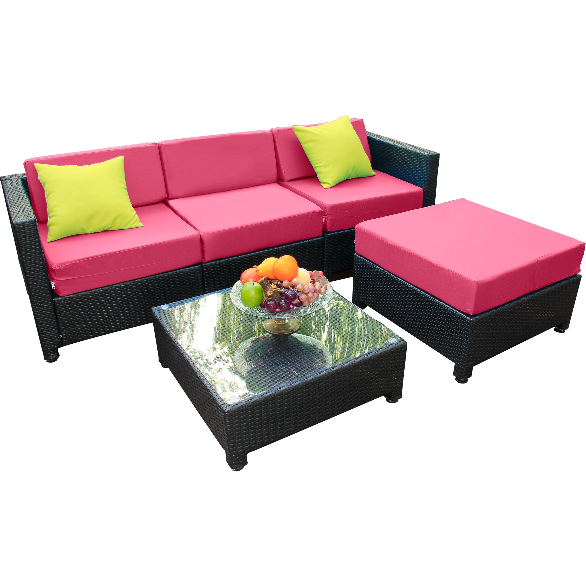 5PC Outdoor Garden Patio Furniture Sectional, 1005