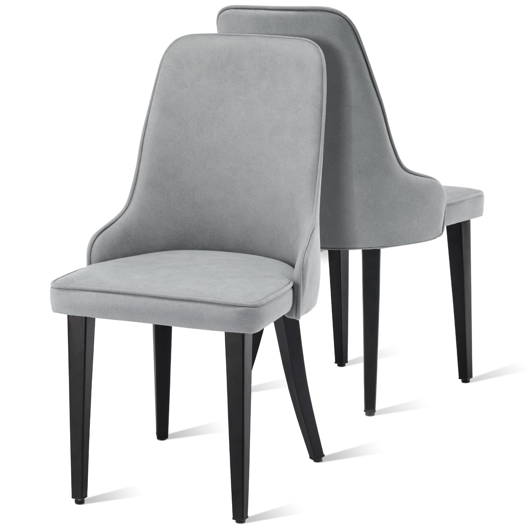 Mcombo Dining Chairs Sets of 2, Modern Mid-Century Accent Side Chairs for Dining, Living Room, Kitchen(6090-9155)